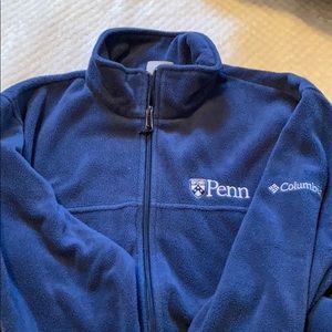 Large university of Pennsylvania fleece blue